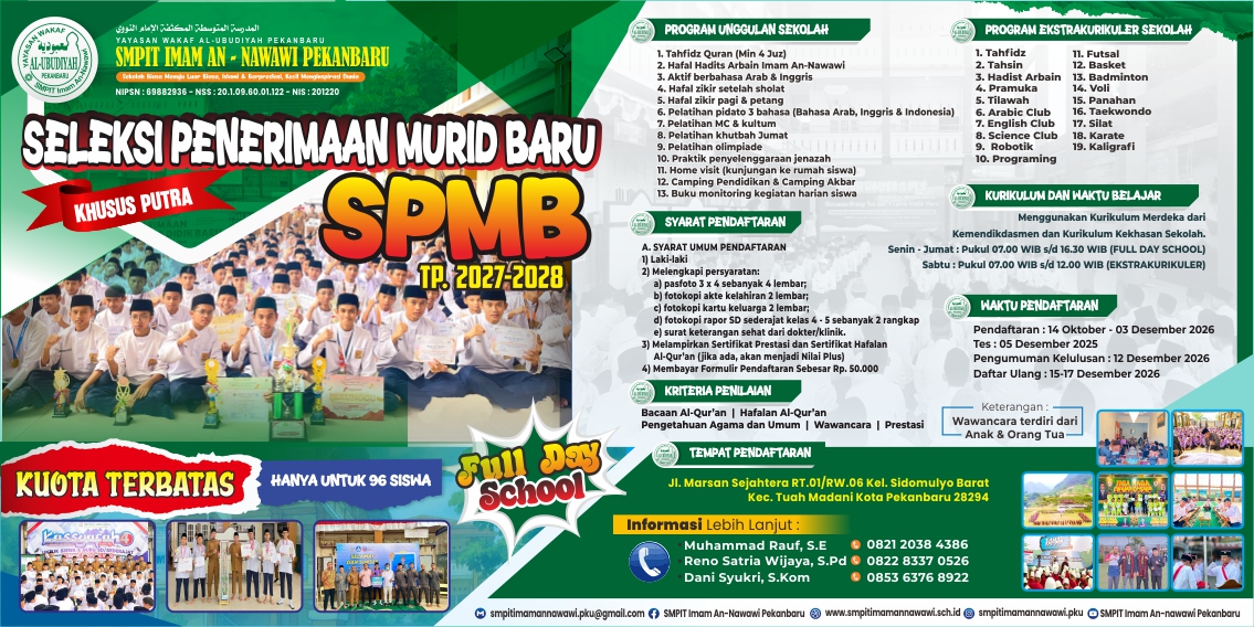 Seleksi Penerimaan Murid Baru (SPMB) TP. 2027-2028